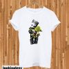 Baby Groot Hugging Yoda T-shirt