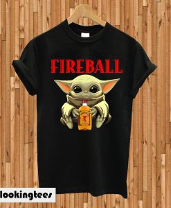 Baby Yoda Fireball T-shirt