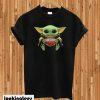 Baby Yoda Hug Canping Car T-shirt