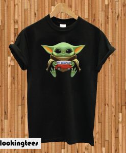 Baby Yoda Hug Canping Car T-shirt