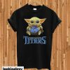 Baby Yoda Hug Tennessee Titans T-shirt