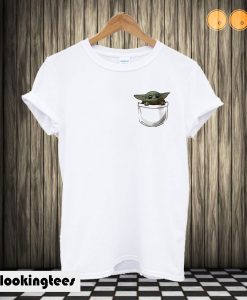 Baby Yoda Mandalorian White T-shirt