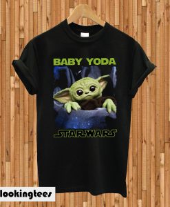 Baby Yoda Starwars Black T-shirt