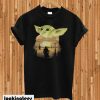 Baby Yoda Sunset T-shirt