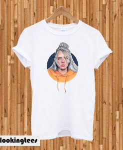 Billie Eilish With Orange T-shirt