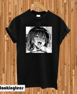 Ecchi Otaku Hentai Waifu Ahegao Girl Manga T-shirt