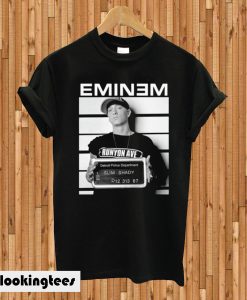 Eminem Wanted Slim Shady Detroit Black T-shirt