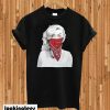 Gangster Marilyn Monroe with Red Bandana Classic Black T-shirt