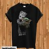 Groot Hug Baby Yoda T-shirt