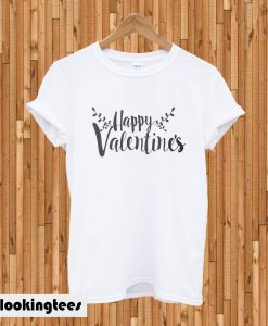 Hand Lettering Happy Valentines' T-shirt