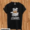 Happy Pills Sometimes the Best Medicine is Snoopy T-shirtHappy Pills Sometimes the Best Medicine is Snoopy T-shirt