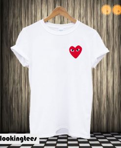 Heart Face Graphic T-shirt