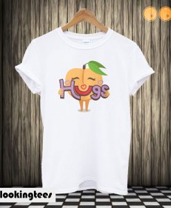 Hugs Peach Emoji T-shirt