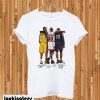 Lebron James Kobe Bryant Michael Jordan Signatures T-shirt