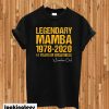 Mamba Out 1978 2020 41 Years Of Greatness T-shirt