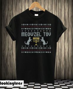 Meowzel Tov Chanukah T-shirt