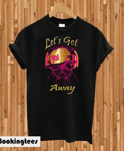 Neon Pink & Shiny Gold T--Shirt