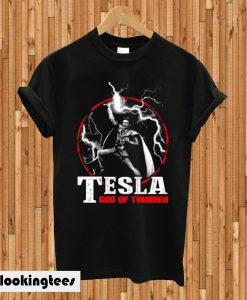 Nikola Tesla Shirts Tesla God Of Thunder T-shirt