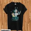 Peace Among Word Rick And Morty T-shirt