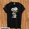 Snoopy Hugging Baby Yoda T-shirt