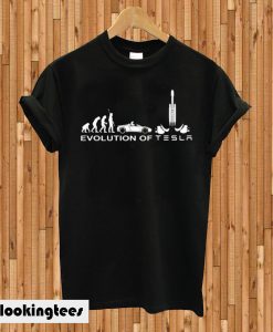 SpaceX Evolution of Tesla T-shirt