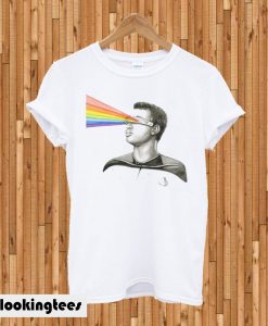 Star Trek Geordi Reading Rainbow T-shirt