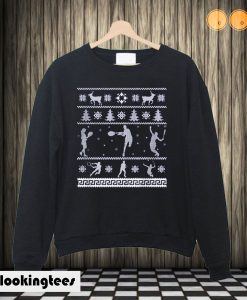 Tennis Ugly Christmas Sweatshirt