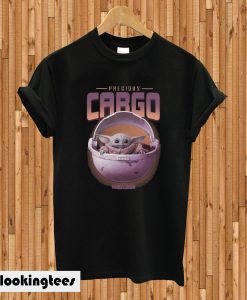 The Child Precious Cargo Purple Baby Yoda The Mandalorian T-shirt