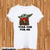 The Mandalorian Heart Love Baby Yoda One For Me T-shirt