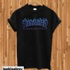 Thrasher Blue flame black T-shirt