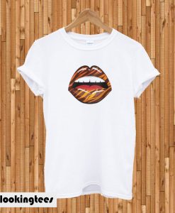 Tiger Lips Cute T-shirt