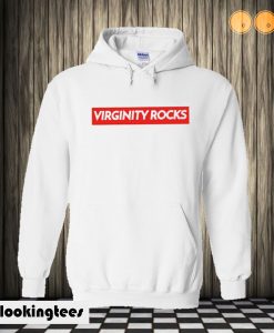 Virginity Rocks Logo Hoodie