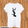 Yves Saint Laurent white gun T-shirt