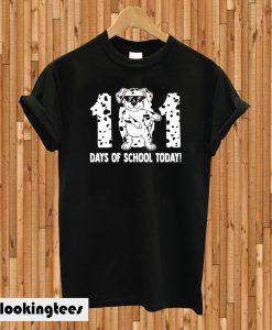 101 Days Of School Dalmatian Dog T-shirt