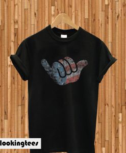 American Flag Loose Hand Sign T-shirt