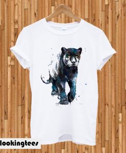 Black Panther Watercolor T-shirt