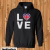 British Flag Heart Hoodie