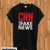 CNN Is Fake News Black T-shirt