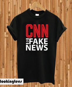 CNN Is Fake News Black T-shirt