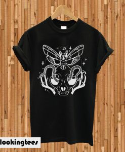 Cat Skull Head Snake T-shirt