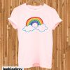 Cloud Rainbow Pink T-shirt