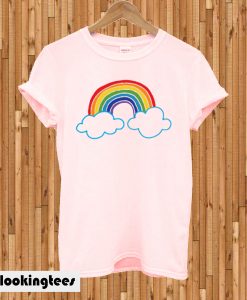 Cloud Rainbow Pink T-shirt