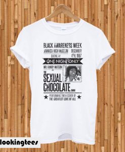 Coming To America Randy Watson and The Sexual Chocolate T-shirt