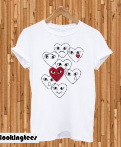 Comme Des Garcons Play Emoji Collection T-shirt