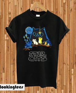 Details about Star Cats Star Wars Cats Style T-shirt