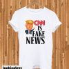 Donald Trump CNN Is Fake News Funny T-shirt