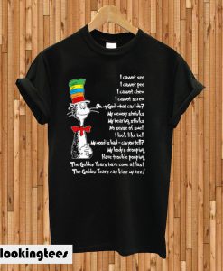 Dr. Seuss Parody On Aging The Golden Years T-shirt