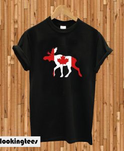 EACO Custom Design Men's Canadian Moose T-shirt