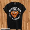 Gritty Destroyer Of Worlds Charcoal T-shirt