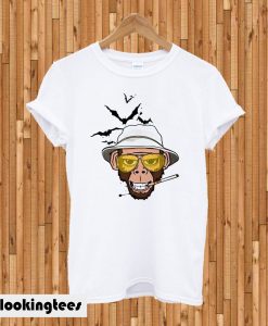 Hip Monkey Head Design Slim Fit T-shirt